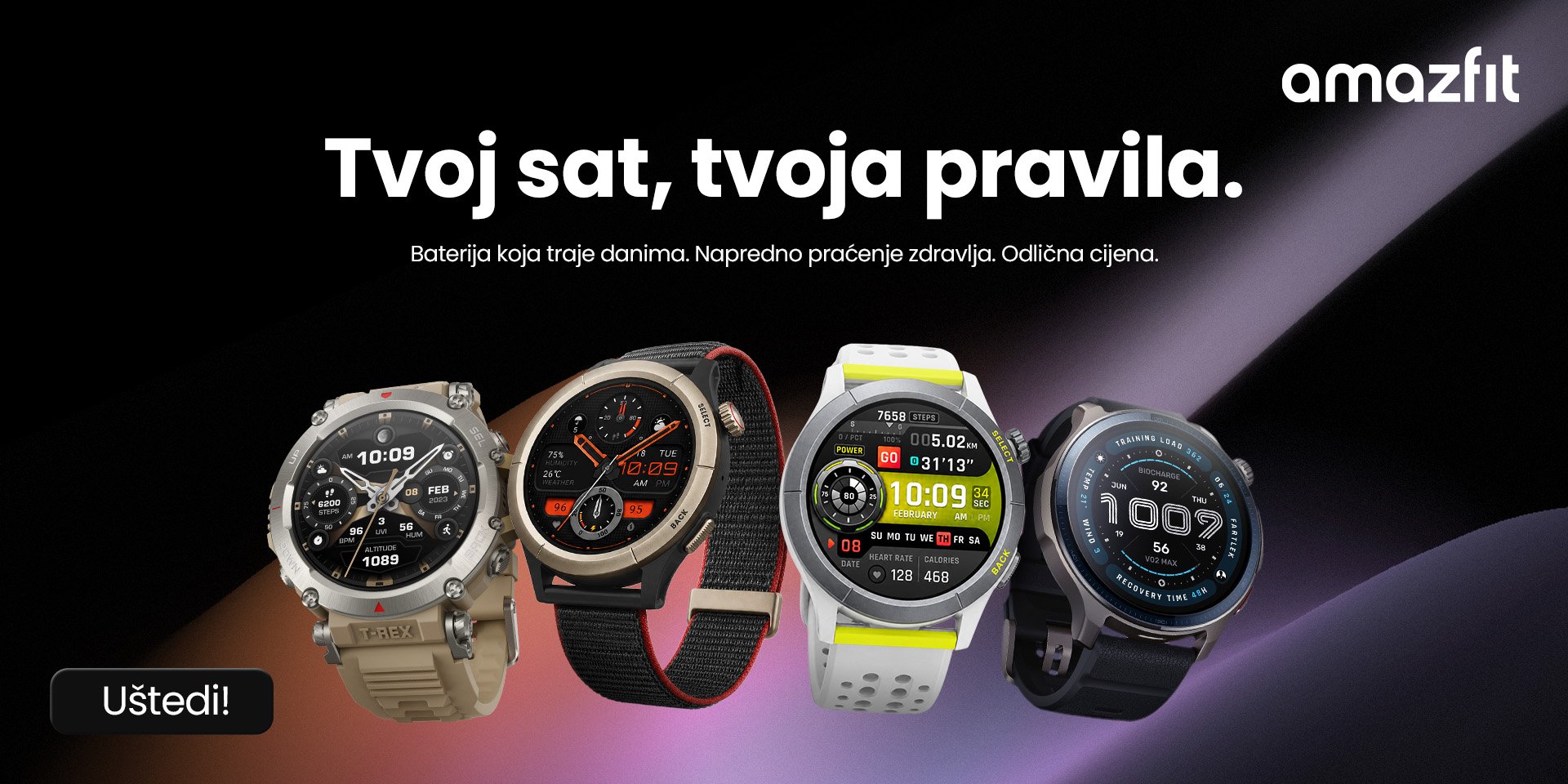 Amazfit smartwatch na akciji  